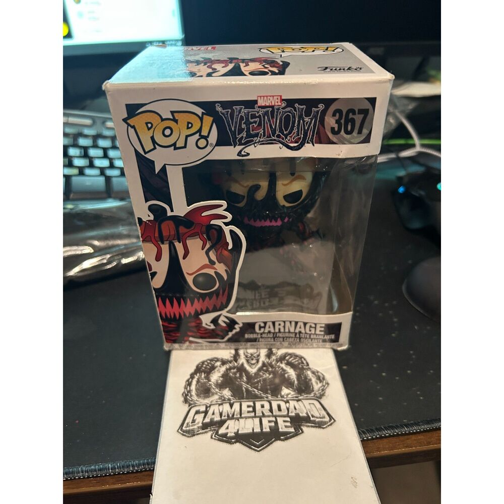 Funko POP! Marvel Venomized Carnage Cletus Kasady #367 Vinyl Figure Not Mint